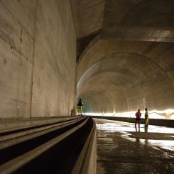 Kobbervikstunneln under "finslipning". Foto: Bane NOR