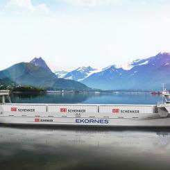 Simuleringen är en integrerad del av ett samarbetsprojekt mellan Kongsberg Maritime Foto: DB Schenker