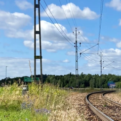 Banan är byggd med god standard bortsett från en cirka 3 kilometer lång sträcka. Foto: Trafikverket