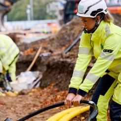Projektet inkluderar förberedelser för det nya kommunhuset i Lomma. Fotograf Charlotte Strömwall