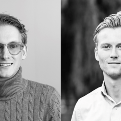 Ingrid Capacity välkomnar Ludwig Ahlqvist (tv) och Jacob Bergström (th) som nya projektutvecklare till företaget. Foto: Ingrid Capacity