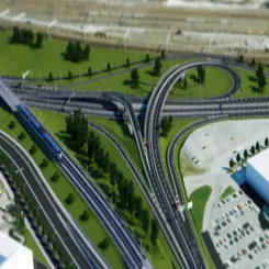 Klart med nästa stora del av projektet Lundbyleden. Foto: Trafikverket