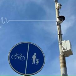 Genom sensorer uppsatta på lyktstolpar kan Lunds kommun följa trafikflöden i realtid. Foto: IoT Sverige