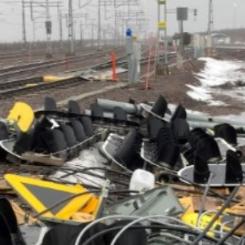 Kiruna har fått det nya signalsystemet. Foto: Trafikverket