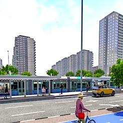 När linjen är färdigställd kommer den att drivas och underhållas under en period av 21 år genom ett joint venture mellan Electra Afikim, Minrav och Alstom. Den 41 kilometer långa banan med 20 stopp förväntas hantera upp till 120 000 passagerare dagligen. Bild: Yinon Consultation