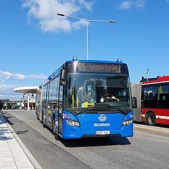 Busslinje 875 vid Gullmarsplan, Stockholm Foto: Wikimedia Commons