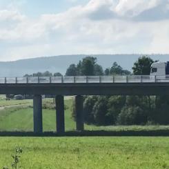 Trafikverket planerar åtgärder för att förstärka skyddet för Nolby vattentäkt. Målet är att säkerställa avvattningen, drift och underhåll av landbron i Nolby som utgör en del av E4. Foto: Trafikverekt