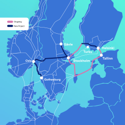 Satsningen omfattar bland annat sträckor mellan Stockholm, Gävle, Göteborg, Oslo och Helsingfors och är en av de största uppgraderingarna av internetinfrastrukturen i Norden någonsin. Bild: GlobalConnect