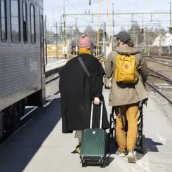 Sedan tidigare finns en beslutad korridor för sträckningen genom Piteå kommun. Det fortsatta planeringsarbetet utgår från den beslutade korridoren. Foto: Trafikverket