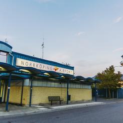 Norrköpings Airport ställer lokaler och testområdet till Skygaards förfogande i och med etableringen på flygplatsen. Foto: Norrköping Airport