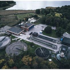 Lindholmens avloppsreningsverk. Foto: Norrtälje kommun