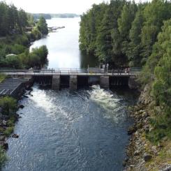 Nya fiskvägen i Laxberg. Foto: Tekniska verken