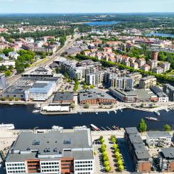 Norra Allén på Norrstrand får nya VA-ledningar som en del av ett större ombyggnadsprojekt. Foto: Karlstad kommun