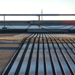 En omkring 25 meter lång och två meter bred expansionsfog ska bytas på Øresundsbron. Foto: Øresundsbron