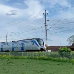 Ytterligare två spår, cirka 23 kilometer, ska byggas från Uppsala till länsgränsen mellan Uppsala och Stockholm.. Foto: Trafikverket