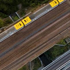 Spår och växelbyte på järnvägssträckan mellan Oxelösund och Nyköping. Foto: Trafikverket