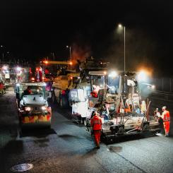 Kontrakten omfattar värmebeläggning i Dalarna och Jämtland och varmmassabeläggning i Örebro. Foto: Peab