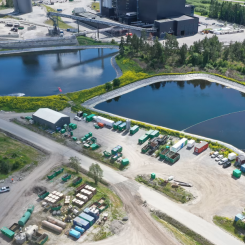 Chromafora renar Högbytorps lakvatten på PFAS11. Foto: Chromafora