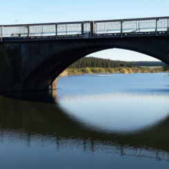 Broprojektet beräknas vara klart klart hösten 2025. Foto: Arkiv
