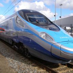 Höghastighetståget ED250 Pendolino i PKP Intercity-service på stationen i Gdansk. Foto: Wikipedia Common, kredit: Andrzej Otrębski