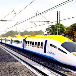 Rail Balticas senaste tåg koncept. Foto: Rail baltica