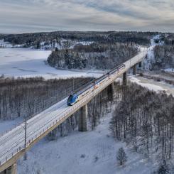 Mälartåg. Foto: Jann Lipka.
