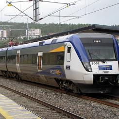 Ett Regina-tåg (modell X52) i Örnsköldsvik. Foto: Wikimedia Commmons