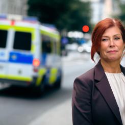 Katharina von Sydow, förbundsordförande Fotograf: Stefan Tell/Polisförbundet