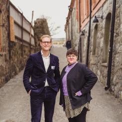 John Hultén och Emma Hult, tillträdande programchef respektive biträdande programchef för Shift2Access Foto: Michael Strömgren Foto: VTI