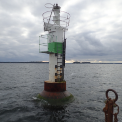 Gastholmsgrundet innan renovering Fotograf/Källa: Sjöfartsverket