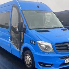 Tillsammans med invånarna i Sjöbo och Tomelilla ska nu Skånetrafiken, trafikföretaget Bergkvarabuss och kommunerna testa flexibel kollektivtrafik. Foto: Mekka Traffic Group