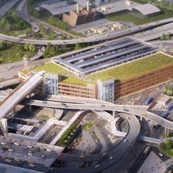 Skanska bygger vägnät och transportcenter på JFK Airport i New York, USA, för USD 868M, cirka 9,1 miljarder kronor Foto: Skanska