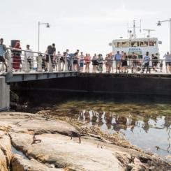 Alla bryggor i Södra skärgården får behålla direktförbindelsen till Saltholmen när Västtrafik förändrar trafiken 2027. Foto: Västtrafik
