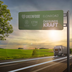 Effektivt laddkoncept ska installeras på logistikterminaler. Foto: Greenfood