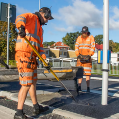 ECO-Asfalt kan ersätta konventionell asfalt för alla ändamål. Foto: Peab Asfalt
