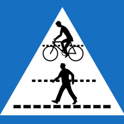 Gång- och cykelväg är en del av trafiklösningarna i anslutning till Northvoltområdet. Arkivbild