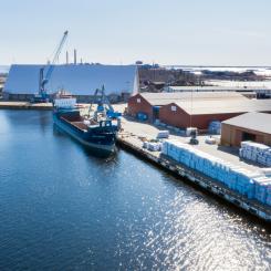 Hamnen i Skellefteå. Foto: Patrick Degerman/Skellefteå kommun/Unsplash