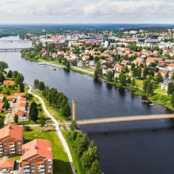 Vy över Älvsbacka i Skellefteå. Foto: Jonas Westling