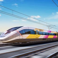 Siemens kommer att introducera de nya AP220-tågen, vilka representerar en ny generation av innovativ höghastighetsteknologi anpassad för den amerikanska marknaden. Foto: Siemens Mobility