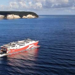 FRS Baltic snabbkatamaran Skåne Jet. Foto: visit Trelleborg
