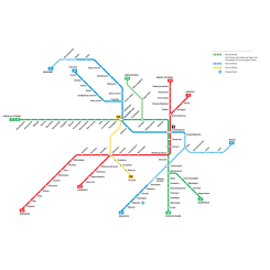Tunnelbanenätet i Stockholm byggs ut med 18 stationer och tre mil nya spår. Bild: Region Stockholm
