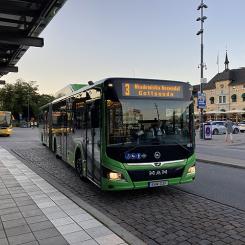Hybrid stadsbuss i Uppsala. Foto: Wikimedia Commons