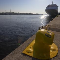 Stockholms Hamnar har fått stöd från Svenska Institutet för att samarbeta med ukrainska hamnar. Foto: Byline: Stockholms Hamnar/Ports of Stockholm