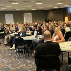 Stort intresse för den första konferensen för Platform North, nära 200 deltagare på plats. Foto: Trafikverket