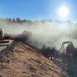 Styrud medverkar med schaktfria lösningar på vissa delsträckor. Foto: Styrud