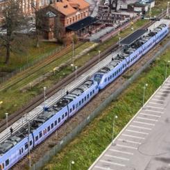 Trafikverket bygger en gångtunnel under spåren och två långa sidoplattformar. Foto: Trafikverket