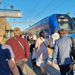 Allt fler återvänder till kollektivtrafiken. Foto: Svensk Kollektivtrafik