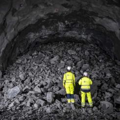 Tunneln 90 meter under Mälaren. Foto: Stockholm Vatten och Avfall