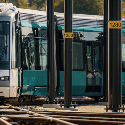 Spårvagn i Helsingfors. Foto: Kaupunkiliikenne Oy