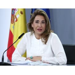 Raquel Sánchez, Spaniens transportminister. Foto: La Moncloa – Gobierno de España